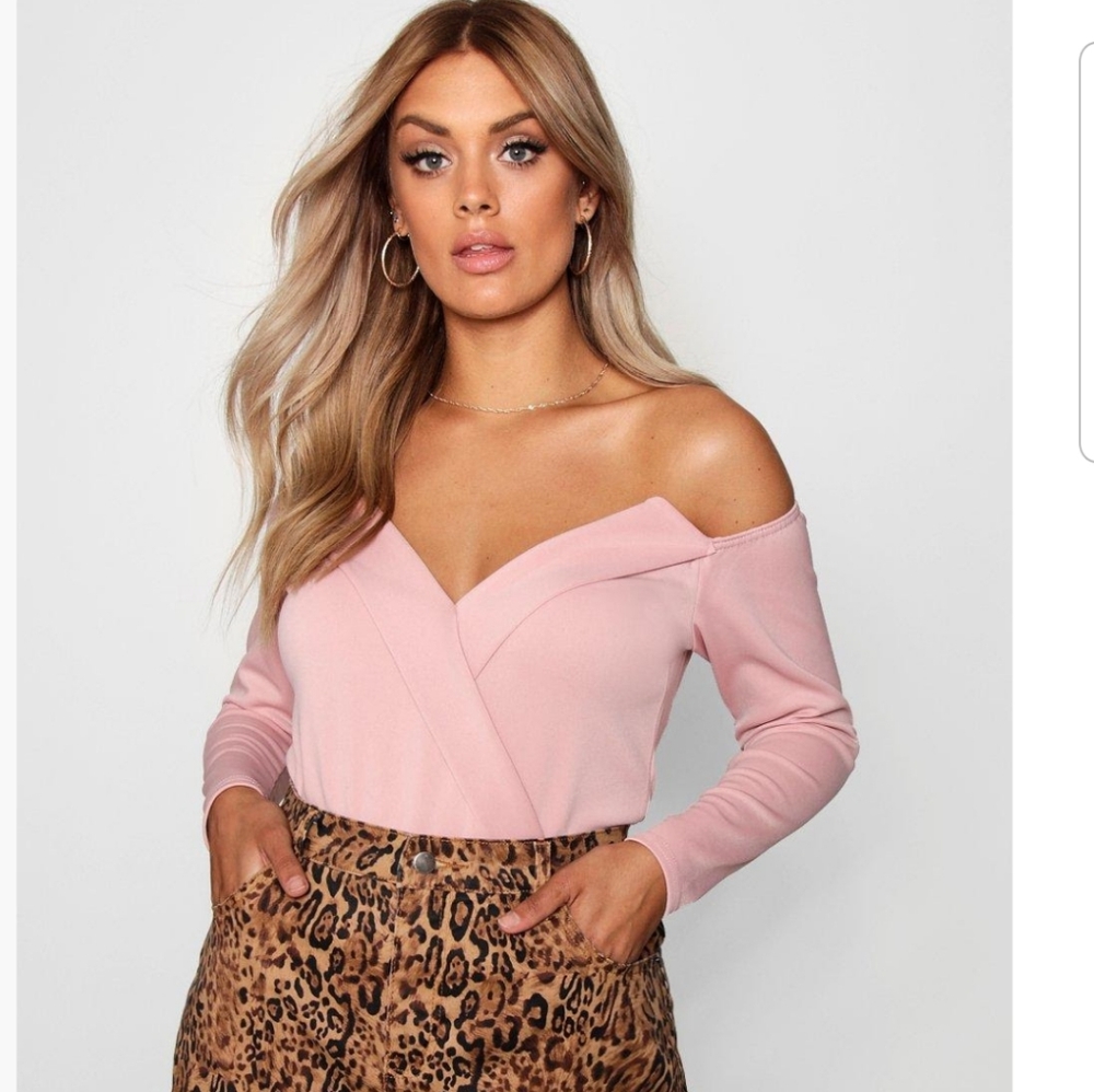 Mauve body suit sz 18-20
